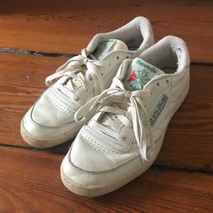 Reebok Club C 85 Chalk, Green & White